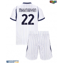 Otroški Nogometni dresi Inter Milan Henrikh Mkhitaryan #22 Gostujoči 2026-27 Kratek Rokav (+ Kratke hlače)